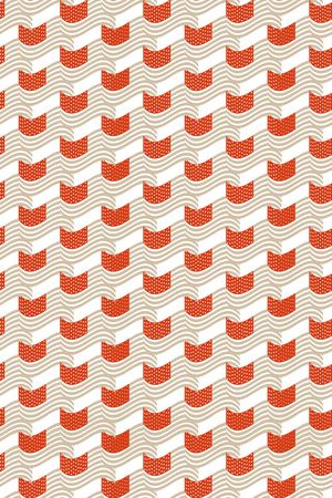 波浪纹印花华亿平台图片