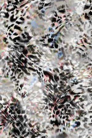 豹纹印花华亿平台图片