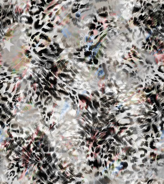 豹纹印花华亿平台图片