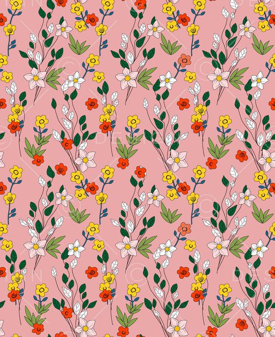 连衣裙印花华亿平台图片