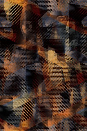 线条印花华亿平台图片