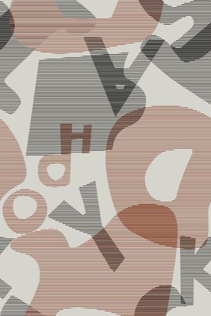 线条印花华亿平台图片