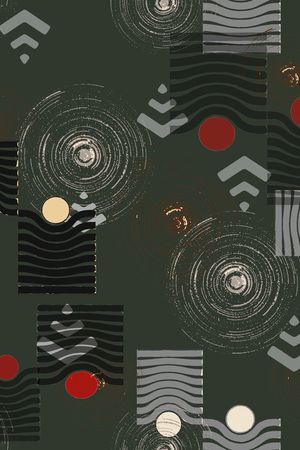 几何印花华亿平台图片