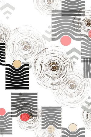 几何印花华亿平台图片