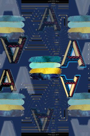 几何印花华亿平台图片