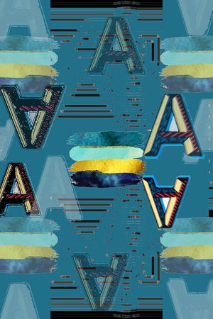 几何印花华亿平台图片