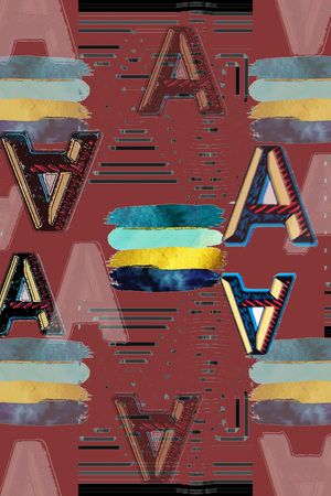 几何印花华亿平台图片