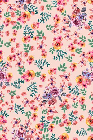 连衣裙印花华亿平台图片