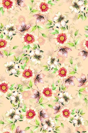 连衣裙印花华亿平台图片