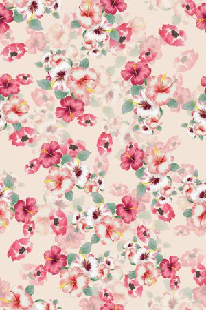 连衣裙印花华亿平台图片