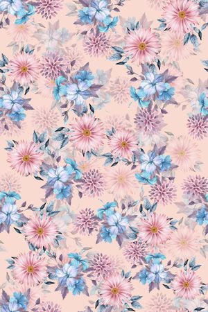 连衣裙印花华亿平台图片