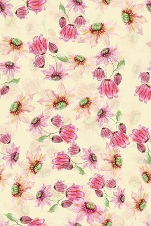 连衣裙印花华亿平台图片