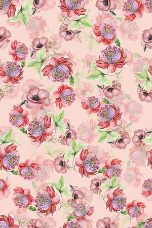 连衣裙印花华亿平台图片