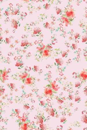 连衣裙印花华亿平台图片