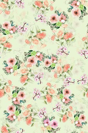 连衣裙印花华亿平台图片