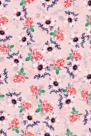 连衣裙印花华亿平台图片