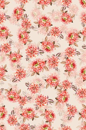 连衣裙印花华亿平台图片