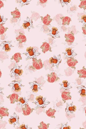 连衣裙印花华亿平台图片