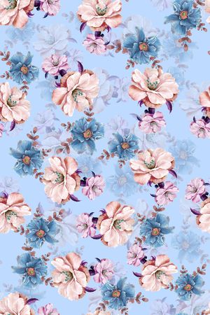 连衣裙印花华亿平台图片