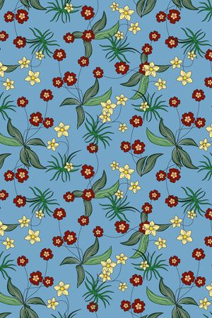 连衣裙印花华亿平台图片