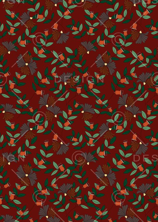 连衣裙印花华亿平台图片