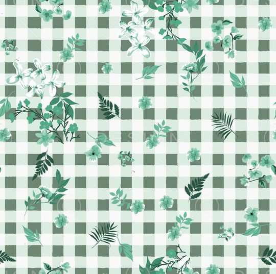 格子印花华亿平台图片