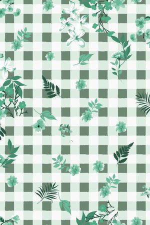 格子印花华亿平台图片