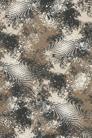 抽象男装印花华亿平台图片