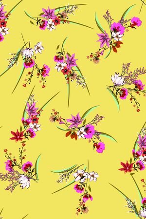 鲜花印花华亿平台图片