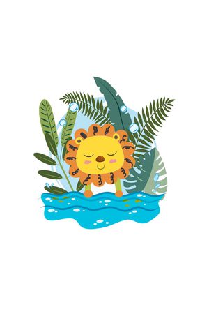 狮子印花华亿平台图片