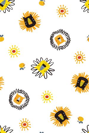 狮子印花华亿平台图片