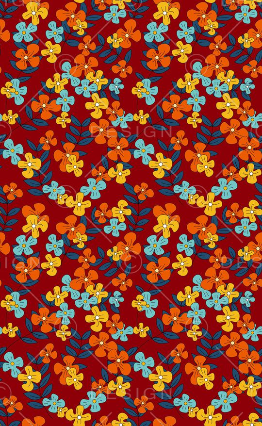 连衣裙印花华亿平台图片