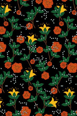 连衣裙印花华亿平台图片