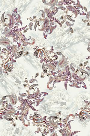 佩斯利印花华亿平台图片