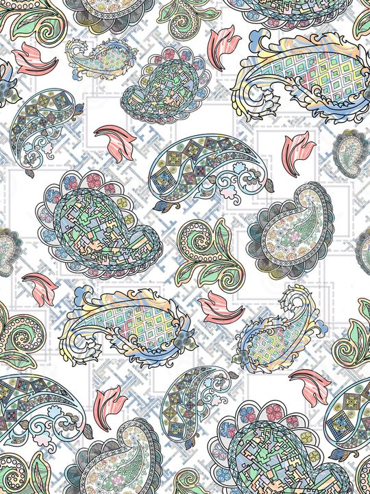 几何印花华亿平台图片