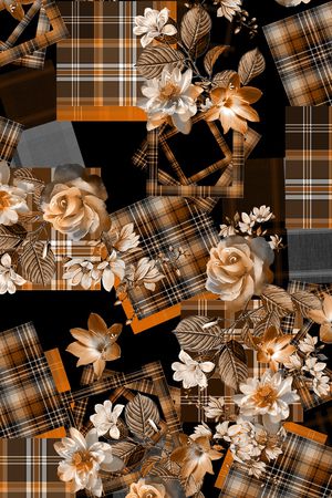 绿植树叶印花华亿平台图片