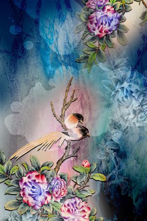 定位花印花华亿平台图片