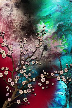 定位花印花华亿平台图片