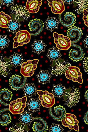 佩斯利印花华亿平台图片