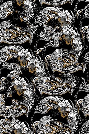 绿植树叶印花华亿平台图片