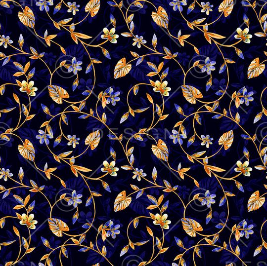 绿植树叶印花华亿平台图片