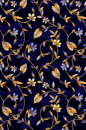 绿植树叶印花华亿平台图片