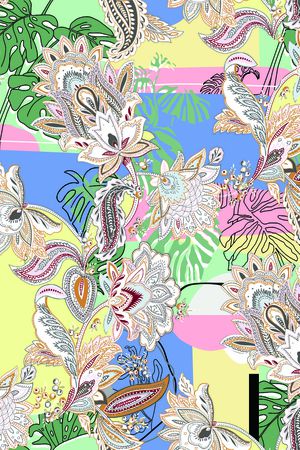 彩底花卉印花华亿平台图片