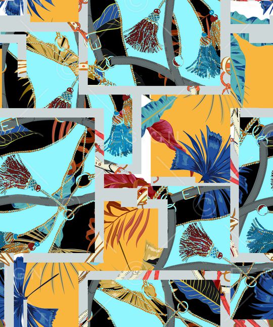 彩底花卉印花华亿平台图片