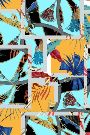 彩底花卉印花华亿平台图片