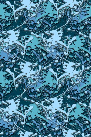 抽象男装印花华亿平台图片