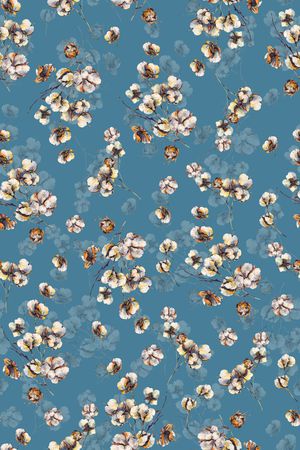 绿植树叶印花华亿平台图片