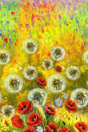 蒲公英印花华亿平台图片