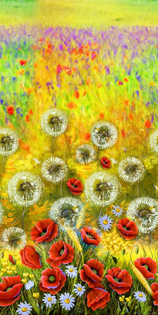 蒲公英印花华亿平台图片