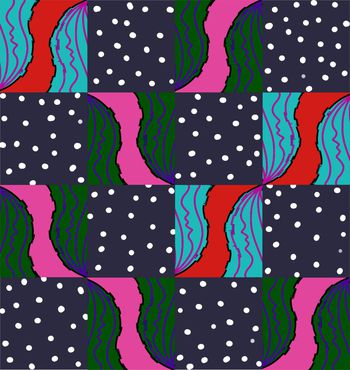 线条印花华亿平台图片